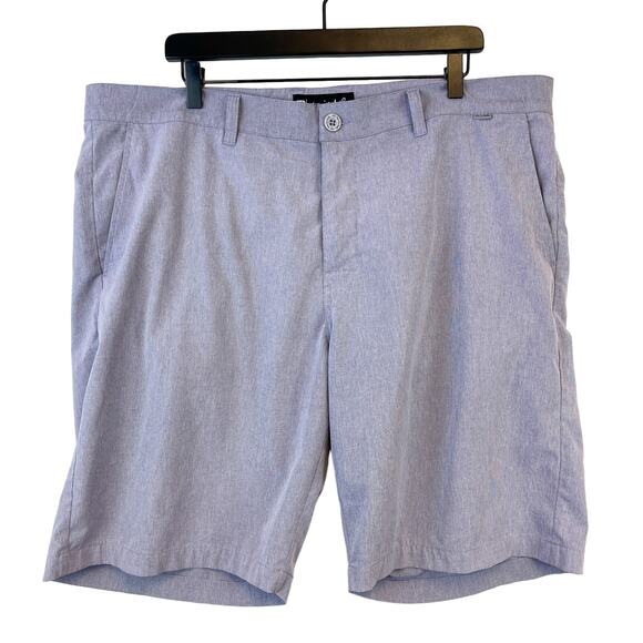 Travis Mathew Mens Size 40 Golf Chino Stretch Lightweight Shorts Blue 10” Inseam - Picture 1 of 9